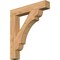 Ekena Millwork Olympic Block Smooth Bracket, Western Red Cedar, 5 1/2"W x 36"D x 40"H BKT06X36X40OLY05SWR - alternate 1